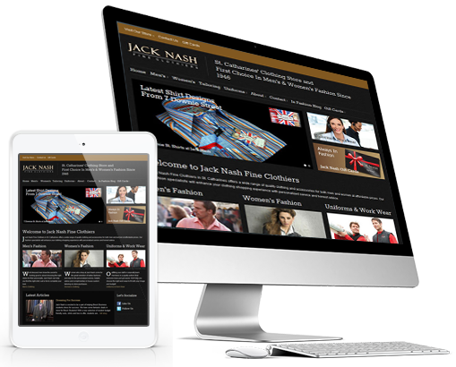 Small Business Website Design for Jack Nash St. Catharines